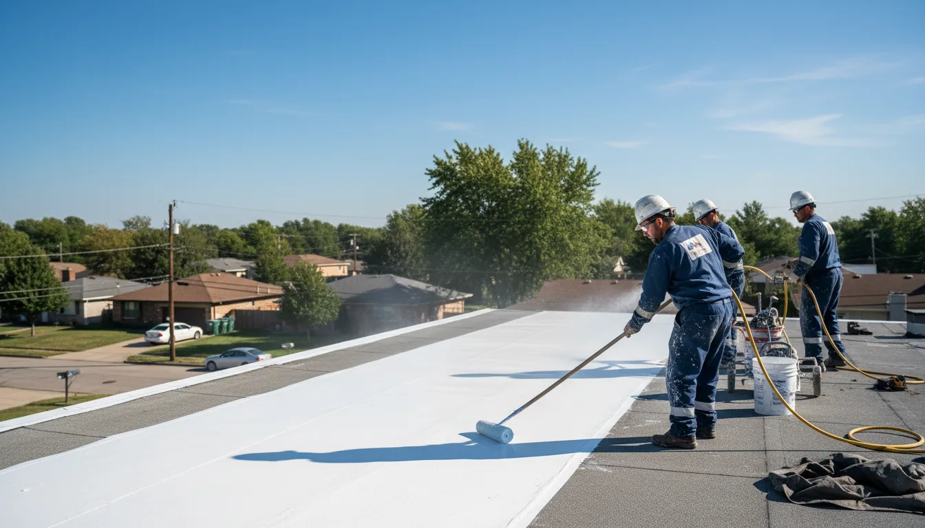 Commercial roof coating in Flag Pond, TN near me